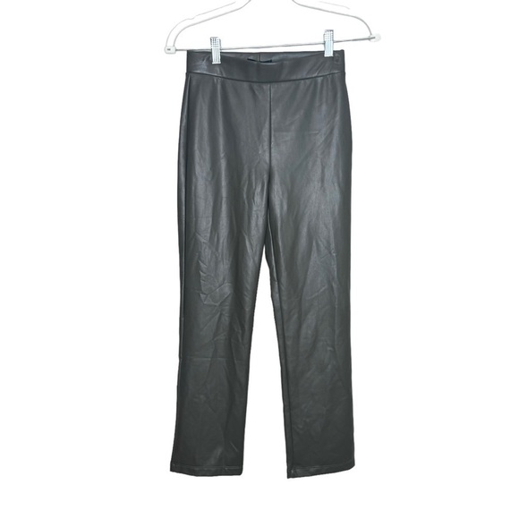 NWT SANCTUARY Women's Carnaby Kick Crop Pant Faux Leather - Picture 3 of 8